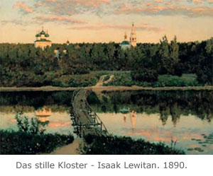 Das stille Kloster - Isaak Levitan. 1890.