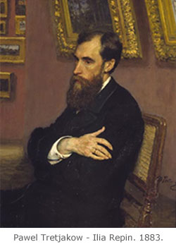 Pawel Tretjakow - Ilia Repin. 1883.